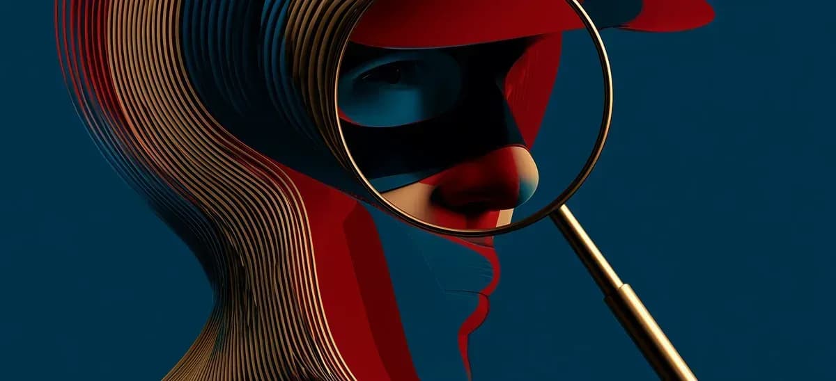 thief in a magnifier