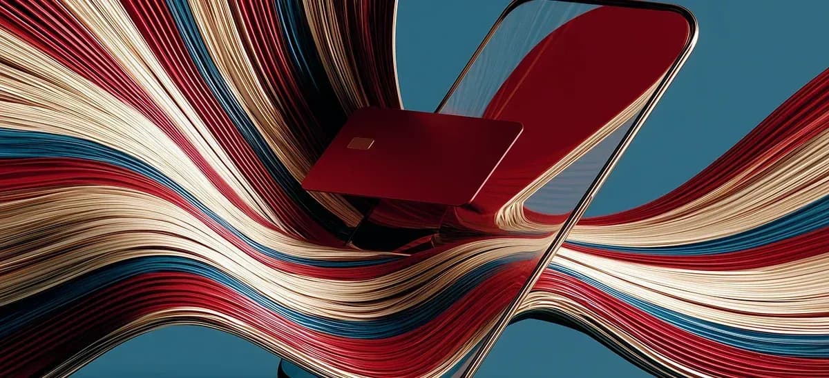 wave shape with a phone